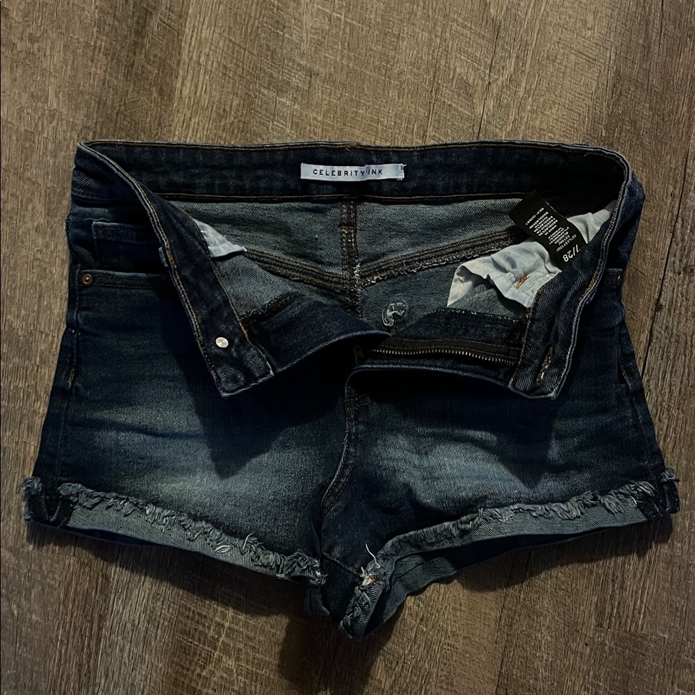 Celebrity Pink Women's Midnight Blue Jean Shorts